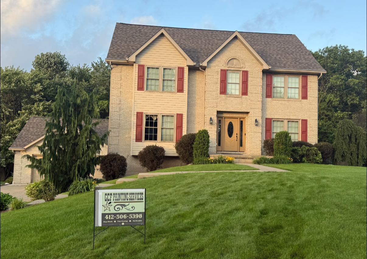 After exterior repaint