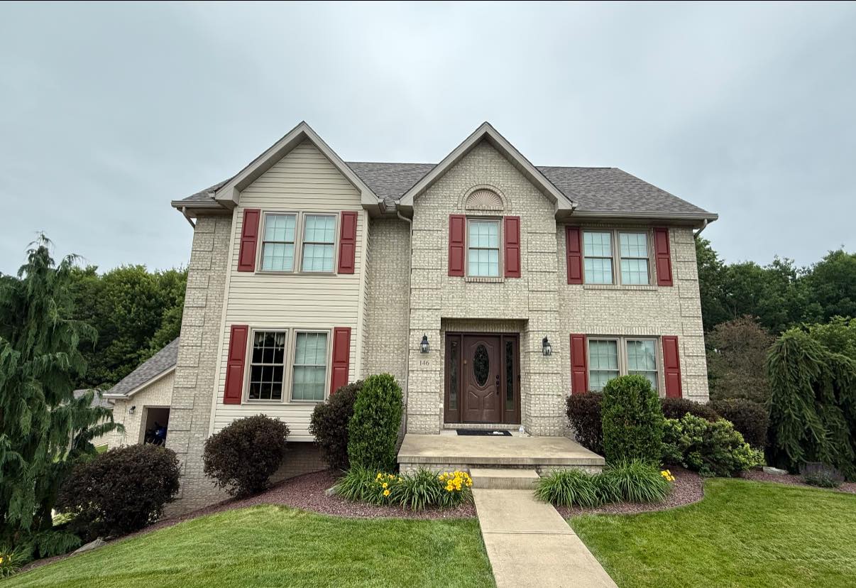 Before exterior repaint